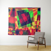 Rechthoeken en vierkantjes, gekleurd wandkleed (In Situ (horizontaal))