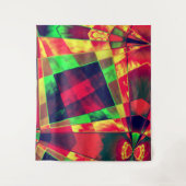 Rechthoeken en vierkantjes, gekleurd wandkleed (Voorkant)