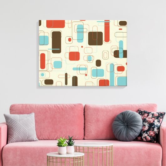 Rechthoeken herstellen canvas afdruk (Insitu (Woonkamer))