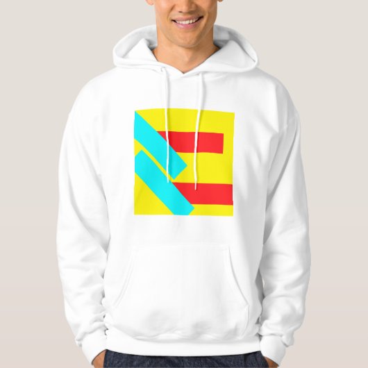 Rechthoeken Hoodie (Voorkant)