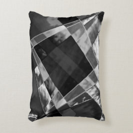 Rechthoeken, met grijs oog, ingewikkeld of uitgere accent kussen