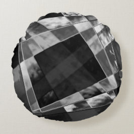 Rechthoeken, met grijs oog, ingewikkeld of uitgere rond kussen