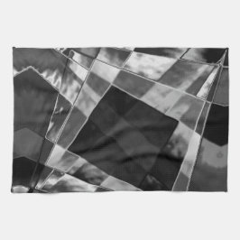 Rechthoeken, met grijs oog, ingewikkeld of uitgere theedoek