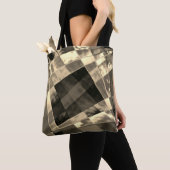 Rechthoeken met houten of beige tonen. tote bag (Dichtbij)