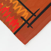 Rechthoeken, patchwork-patroon, doedelen. Schrootg Fleece Deken (Hoek)