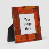 Rechthoeken, patchwork-patroon, doedelen. Schrootg Fotoplaat (Voorkant)