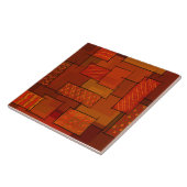 Rechthoeken, patchwork-patroon, doedelen. Schrootg Tegeltje (Zijkant)