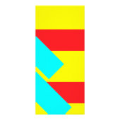 Rechthoeken Reclamekaart (Achterkant)