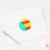 Rechthoeken Ronde Sticker (Envelop)