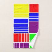 Rechthoeken splitsen bad handdoek (Handdoek)