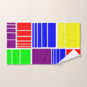 Rechthoeken splitsen bad handdoek (Handdoek)