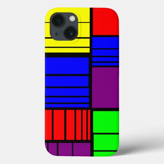 Rechthoeken splitsen Case-Mate iPhone case (Achterkant)