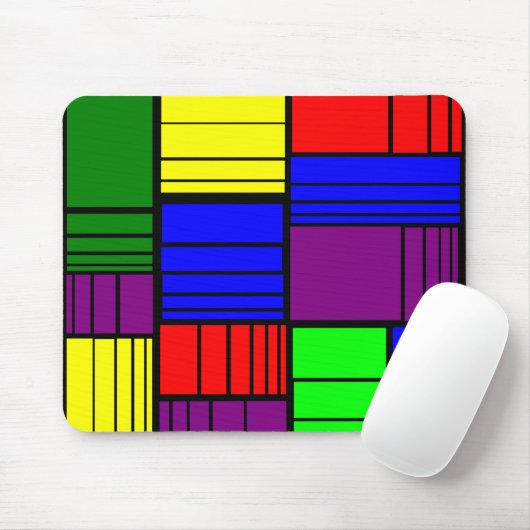 Rechthoeken splitsen muismat (Met muis)