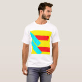 Rechthoeken T-shirt (Voorkant volledig)