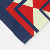 Rechthoeken van kleurrijke stukken. Trendy naadloz Fleece Deken (Hoek)