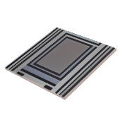 Rechthoeken voor geometrische ontwerpinterlocking tegeltje (Zijkant)