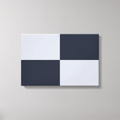 Rechthoeken voor zeemacht en grijs canvas afdruk (Voorkant)