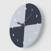 Rechthoeken voor zeemacht en grijs grote klok (Hoek)