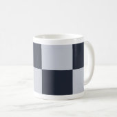 Rechthoeken voor zeemacht en grijs koffiemok (Voorkant rechts)