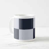 Rechthoeken voor zeemacht en grijs koffiemok (Voorkant links)