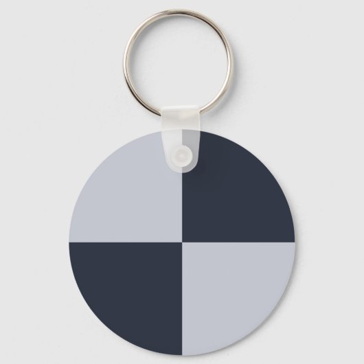 Rechthoeken voor zeemacht en grijs sleutelhanger (Voorkant)