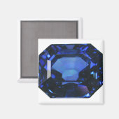 Rechthoekig blauw model magneet (Voorkant / Achterkant)