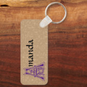 Rechthoekig bodemverbeterend kapitaal A Sleutelhanger (Achterkant)