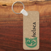 Rechthoekig bodemverbeterend kapitaal C Sleutelhanger (Voorkant)