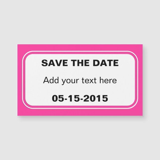 Rechthoekig Button wit + uw rug. en ideeën (Voorkant)