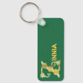 Rechthoekig Celtic Knot Decorative Capital Z Sleutelhanger (Voorkant)