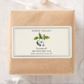  rechthoekig jam met bosbessen etiket (Insitu)