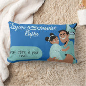 Rechthoekig kussen Vader verjaardag (Deken)