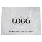 Rechthoekig logo & aangepaste sociale media-websit groot cadeauzakje (Voorkant)