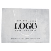 Rechthoekig logo & aangepaste sociale media-websit groot cadeauzakje (Achterkant)