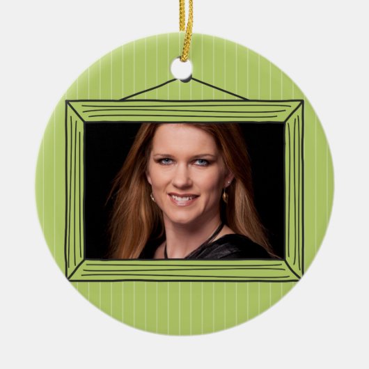 Rechthoekig, met de hand getrokken lijst afbeeldin keramisch ornament (Voorkant)