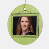 Rechthoekig, met de hand getrokken lijst afbeeldin keramisch ornament (Links)