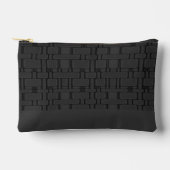 Rechthoekig patroon Neutraal Houtskool Etui (Voorkant)