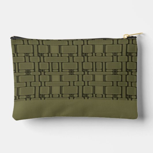 Rechthoekig patroon Neutraal Leger Etui (Achterkant)