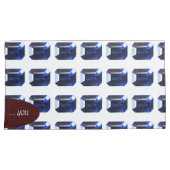 Rechthoekig saffier kussensloop (Voorkant-Rechts)