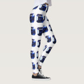 Rechthoekig saffier leggings (Rechts)