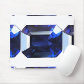 Rechthoekig saffier muismat (Met muis)