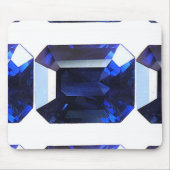 Rechthoekig saffier muismat (Voorkant)