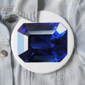 Rechthoekig saffier ronde button 6,0 cm (In situ)