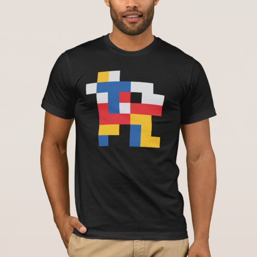 Rechthoekig T-shirt (Voorkant)