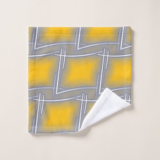Rechthoekige Abstracte kunst Bad Handdoek (Wasdoekje)