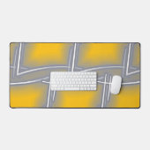 Rechthoekige Abstracte kunst Bureaumat (Keyboard & Muis)