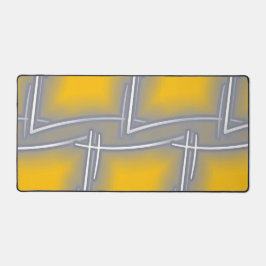 Rechthoekige Abstracte kunst Bureaumat