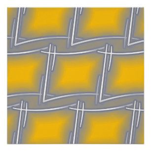 Rechthoekige Abstracte kunst Perfect Poster
