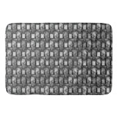 Rechthoekige borden, gekleurd, grijs badmat (Voorkant)