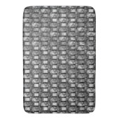 Rechthoekige borden, gekleurd, grijs badmat (Voorkant Verticaal)